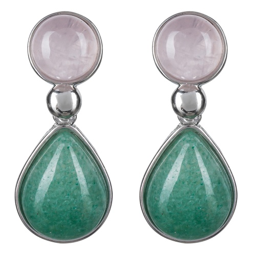 Серьги Possebon Q. Rose, Q. Verde, A0738.7.17 S фото 3